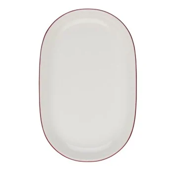 ID Fine Modest Maroon Deep Plate 8.8'' 26 oz - Set of 12 pcs