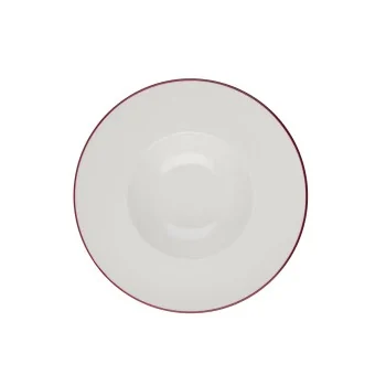 ID Fine Modest Maroon Deep Plate 11.4'' 16 oz - Set of 6 pcs