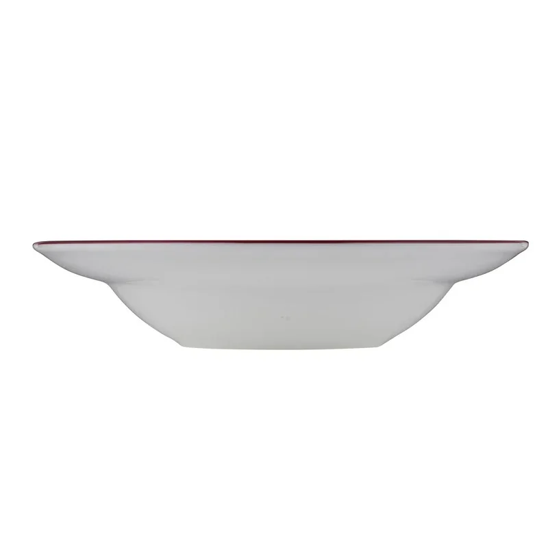 ID Fine Modest Maroon Deep Plate 9.84'' 14 oz - Set of 12 pcs