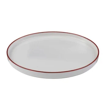 ID Fine Modest Maroon High Wall Plate 11 Inch - Set of 6 pcs