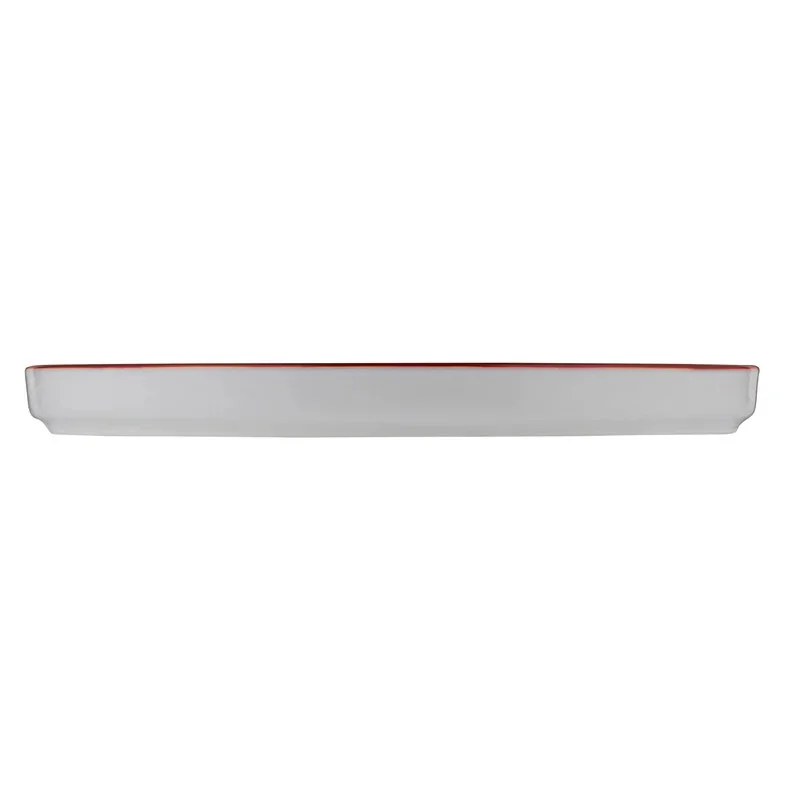 ID Fine Modest Maroon High Wall Plate 11 Inch - Set of 6 pcs