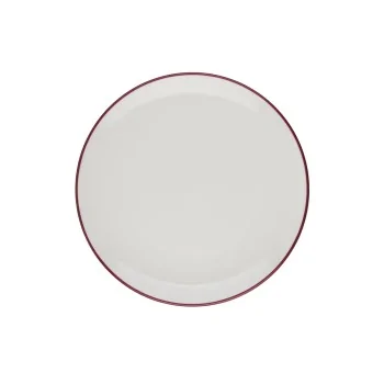 ID Fine Modest Maroon Coupe Plate 8.2 Inch - Set of 12 pcs