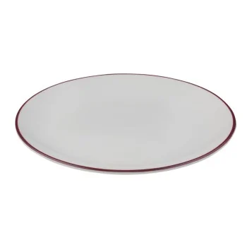ID Fine Modest Maroon Coupe Plate 8.2 Inch - Set of 12 pcs