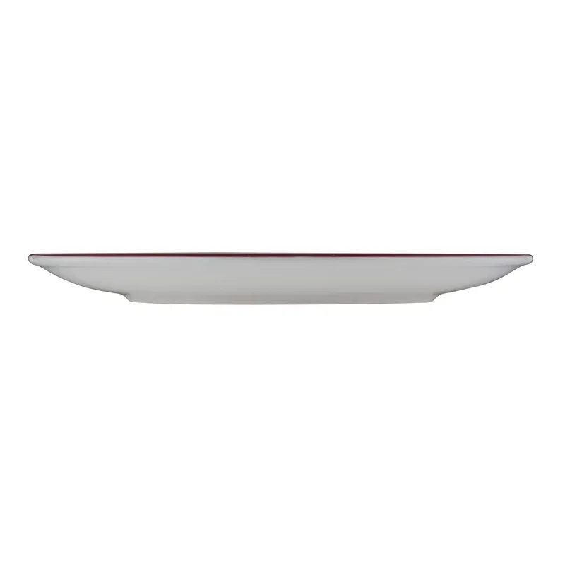 ID Fine Modest Maroon Coupe Plate 8.2 Inch - Set of 12 pcs ID Fine Modest Maroon Coupe Plate 8.2 Inch - Set of 12 pcs