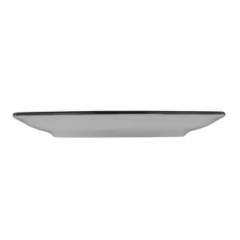 ID Fine Modest Black Saucer 6.3 Inch - Set of 12 pcs