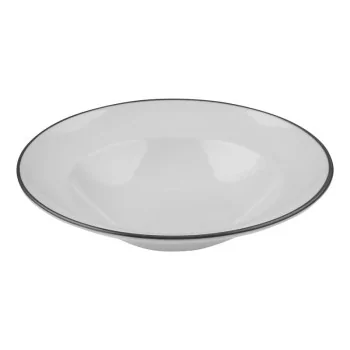 ID Fine Modest Black Oval Platter 14 x 9 Inch - Set of 6 pcs