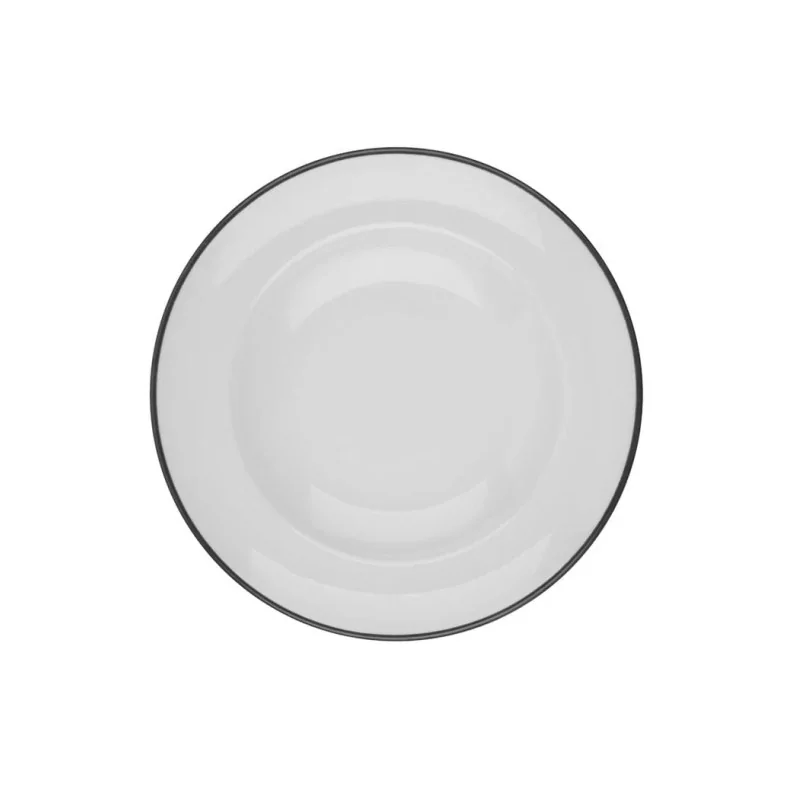 ID Fine Modest Black Oval Platter 14 x 9 Inch - Set of 6 pcs ID Fine Modest Black Oval Platter 14 x 9 Inch - Set of 6 pcs