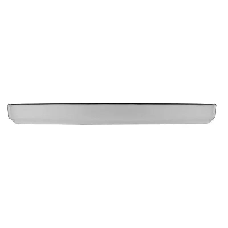 ID Fine Modest Black High Wall Plate 11 Inch - Set of 6 pcs