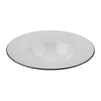 ID Fine Modest Black Deep Plate 11.4'' 16 oz - Set of 6 pcs