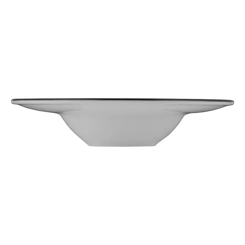 ID Fine Modest Black Deep Plate 11.4'' 16 oz - Set of 6 pcs