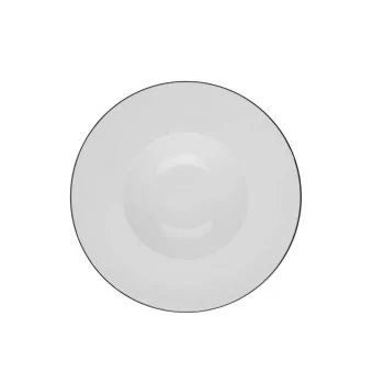 ID Fine Modest Black Deep Plate 11.4'' 16 oz - Set of 6 pcs