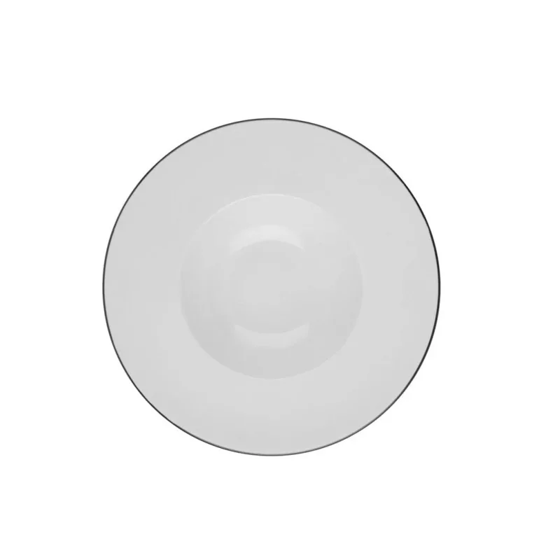 ID Fine Modest Black Deep Plate 11.4'' 16 oz - Set of 6 pcs