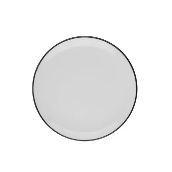 ID Fine Modest Black Coupe Plate 11.8 Inch - Set of 6 pcs