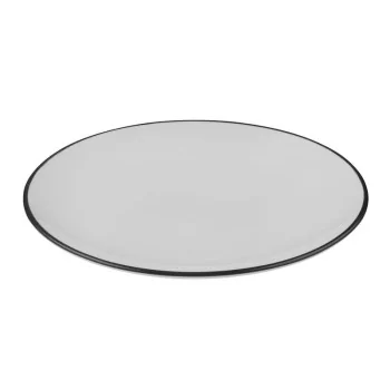 ID Fine Modest Black Coupe Plate 11.8 Inch - Set of 6 pcs