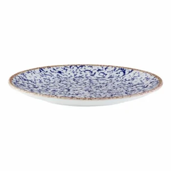 ID Fine Venecia Blue Fine China Coupe Plate 8.2 Inch - Set of 12 pcs