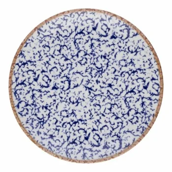 ID Fine Venecia Blue Fine China Coupe Plate 11.7 Inch - Set of 6 pcs