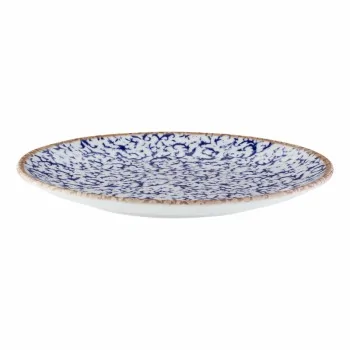 ID Fine Venecia Blue Fine China Coupe Plate 11.7 Inch - Set of 6 pcs