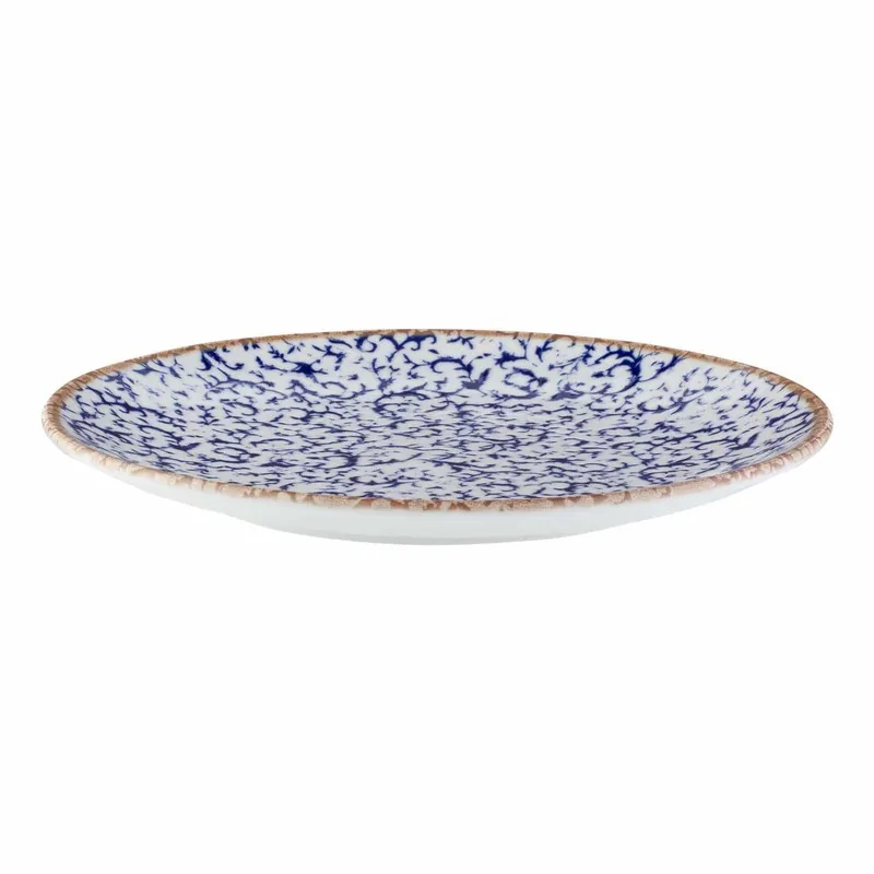 ID Fine Venecia Blue Fine China Coupe Plate 11.7 Inch - Set of 6 pcs ID Fine Venecia Blue Fine China Coupe Plate 11.7 Inch - Set of 6 pcs