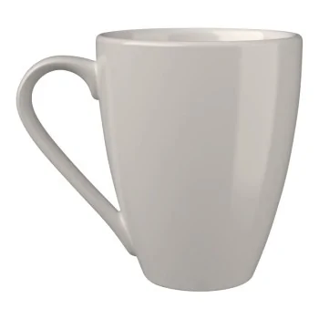 ID Fine Alzar White Fine China Mug 4'' 10oz - Set of 6 pcs