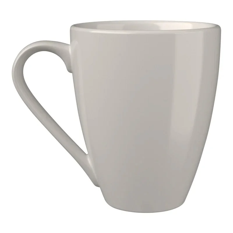 ID Fine Alzar White Fine China Mug 4'' 10oz - Set of 6 pcs