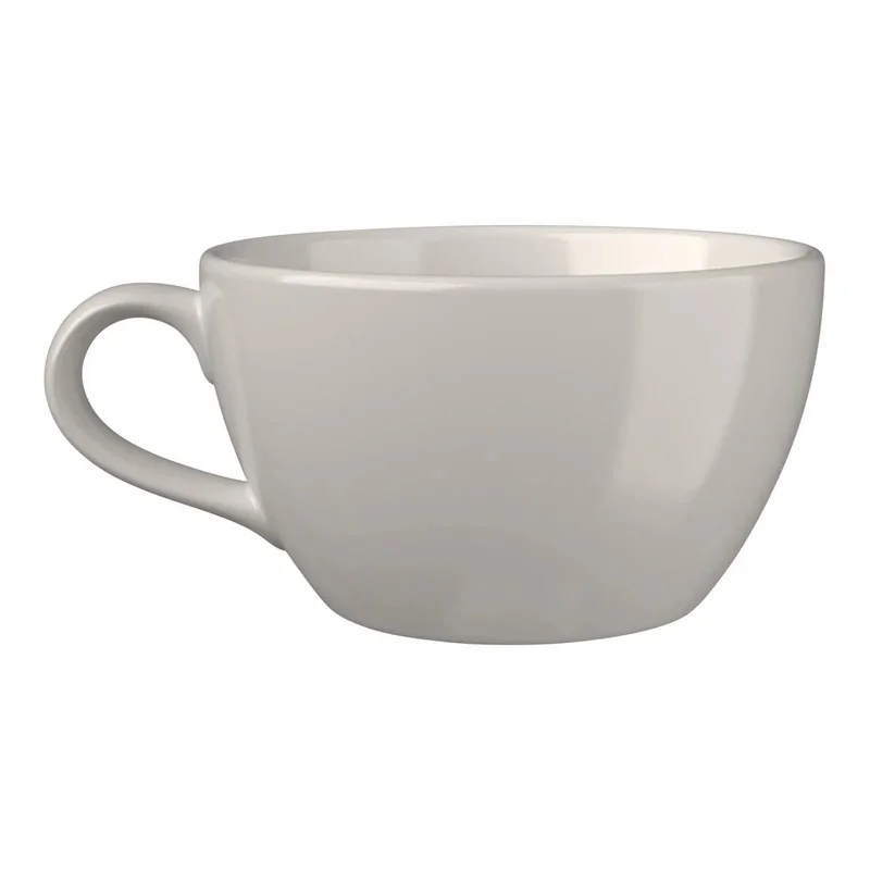 ID Fine Alzar White Fine China Espresso Cup 4'' 9oz - Set of 12 pcs