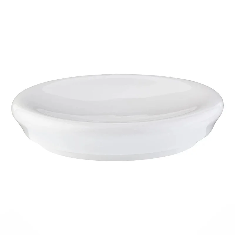 ID Fine Bevel White Vitreous China Tea Pot Lid 4 Inch- Set of 1 pc