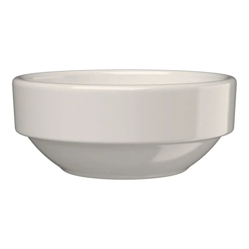 ID Fine Joker White Fine China Stacking Bowl 4'' 6oz - Set of 24 pcs ID Fine Joker White Fine China Stacking Bowl 4'' 6oz - Set of 24 pcs