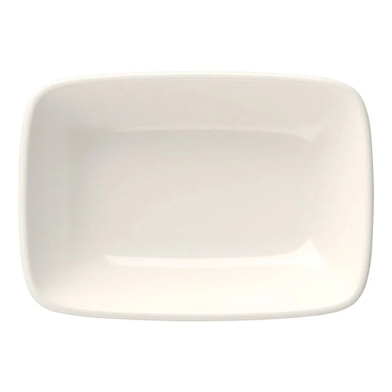 ID Fine Quadro White Fine China Rectangular Platter 4.7 x 3.3 Inch - Set of 12 pcs ID Fine Quadro White Fine China Rectangular Platter 4.7 x 3.3 Inch - Set of 12 pcs