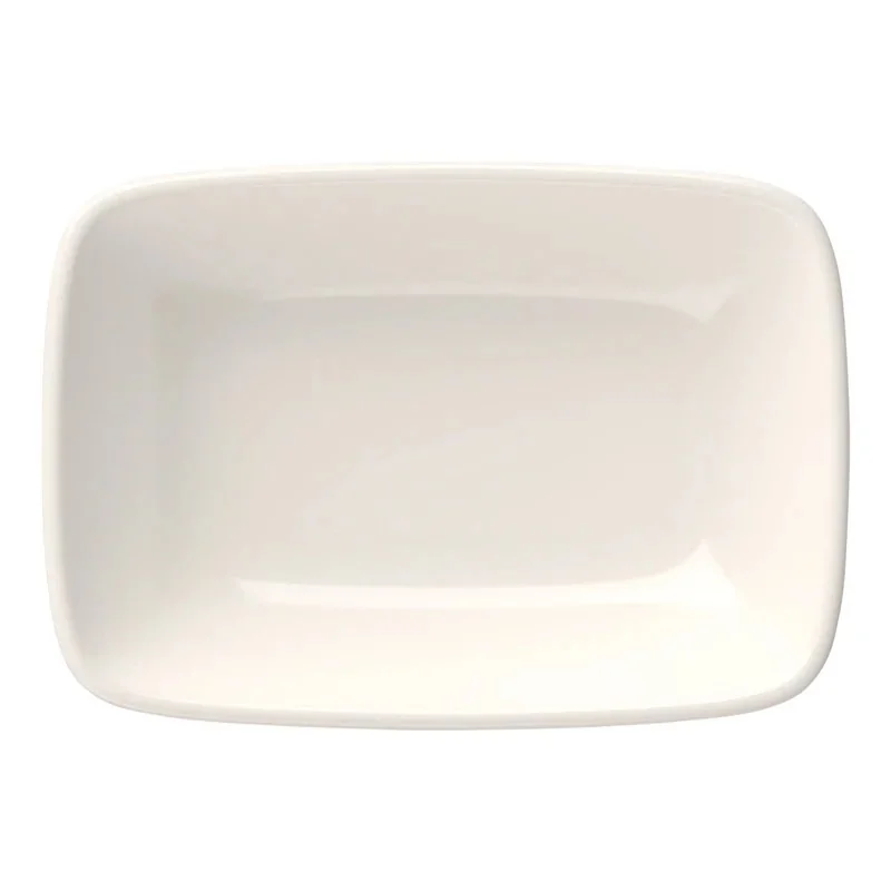 ID Fine Quadro White Fine China Rectangular Platter 11.8 x 4.3 Inch - Set of 6 pcs ID Fine Quadro White Fine China Rectangular Platter 11.8 x 4.3 Inch - Set of 6 pcs
