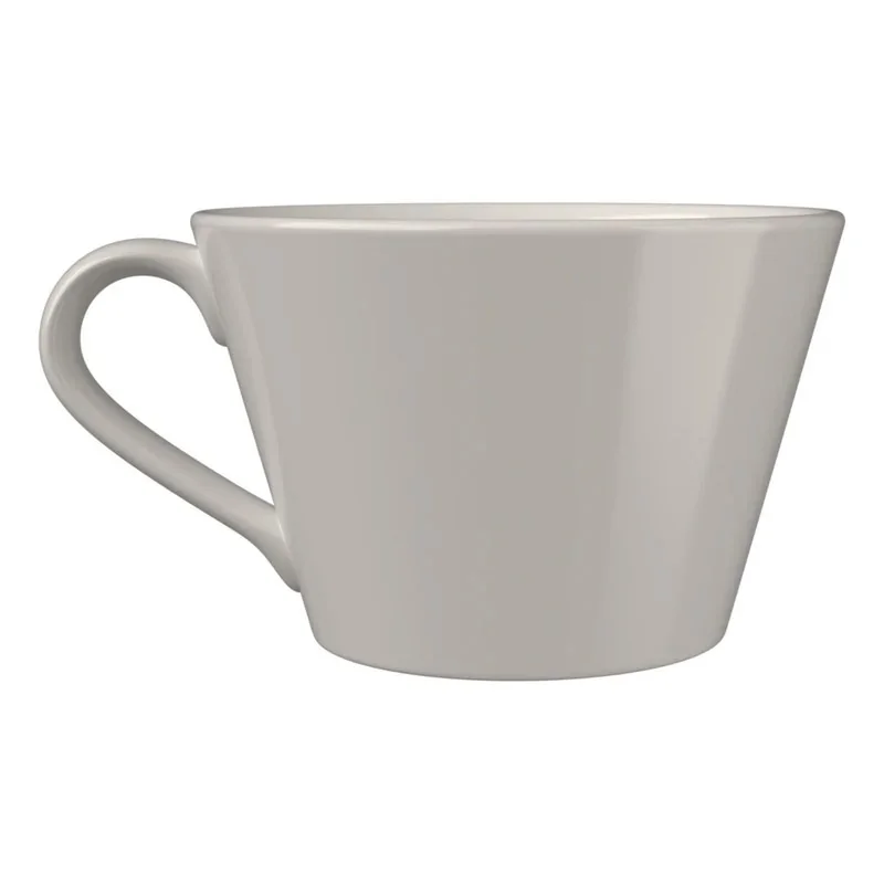 ID Fine Bevel White Vitreous China Cup 4.2'' 11.5oz - Set of 6 pcs ID Fine Bevel White Vitreous China Cup 4.2'' 11.5oz - Set of 6 pcs