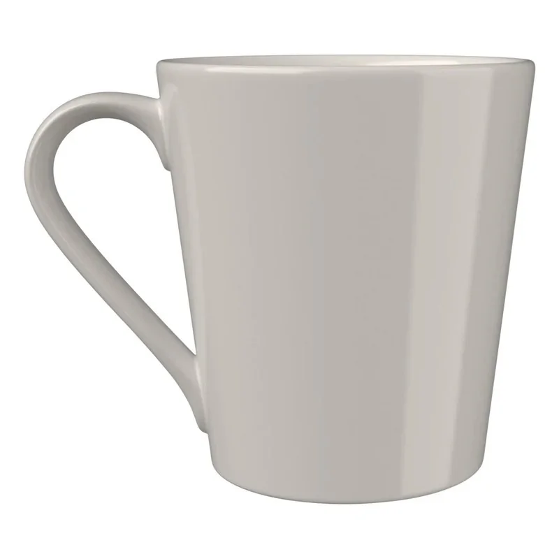 ID Fine Bevel White Vitreous China Mug 3.6'' 10oz - Set of 6 pcs ID Fine Bevel White Vitreous China Mug 3.6'' 10oz - Set of 6 pcs