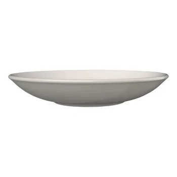 ID Fine Foundation Valle White Fine China Deep Plate 7.83 Inch - Set of 12 pcs