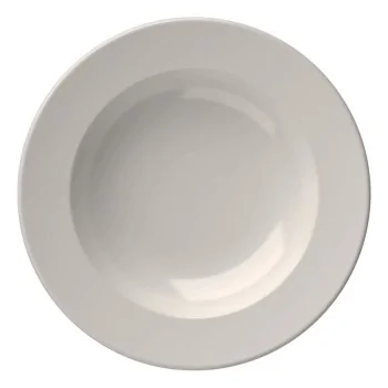 ID Fine Foundation Frame White Vitreous China Deep Platter 9'' 12oz - Set of 12 pcs