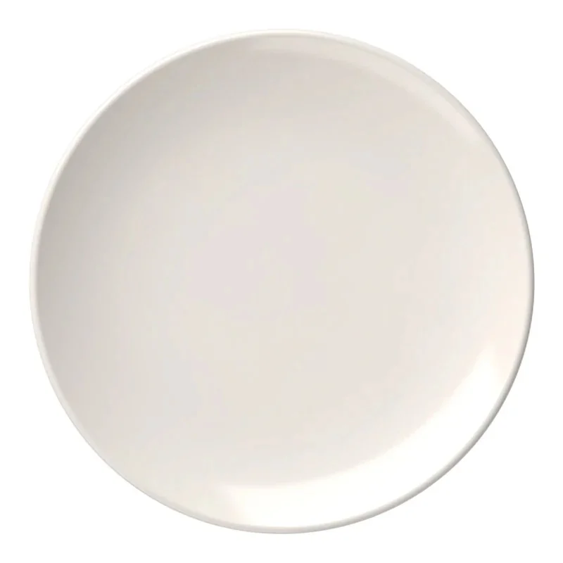 ID Fine Foundation Lona White Fine China Coupe Plate 9.8 Inch - Set of 12 pcs ID Fine Foundation Lona White Fine China Coupe Plate 9.8 Inch - Set of 12 pcs