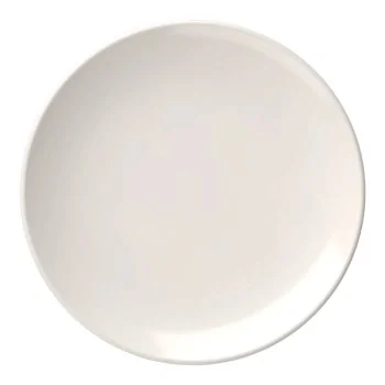 ID Fine Foundation Lona White Fine China Coupe Plate 11.7 Inch - Set of 6 pcs