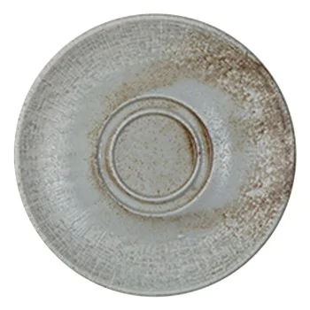 ID Fine Mellow Green Vitrified Saucer 6.4 Inch- Set of 12 pcs