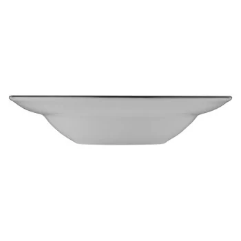 ID Fine Modest Black Deep Plate – 9.84 Inch - 14oz - set of 12