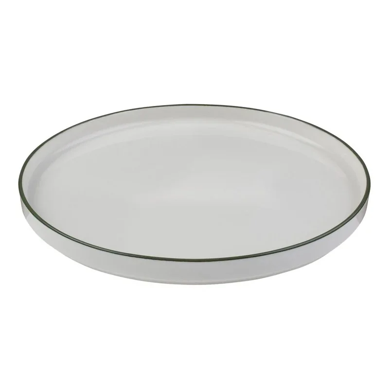 ID Fine Modest Green Hi Wall Plate – 10 Inch - set of 6