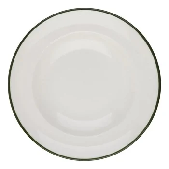 ID Fine Modest Green Deep Plate – 9.84 Inch - set of 12