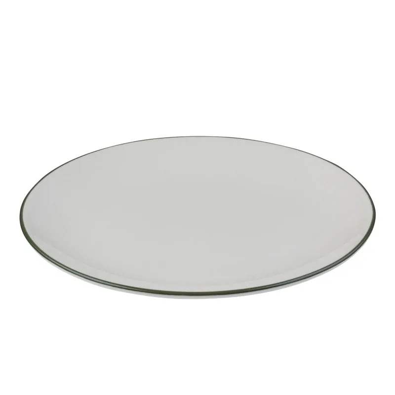 ID Fine Modest Green Coupe Plate – 8.2 Inch - set of 12 ID Fine Modest Green Coupe Plate – 8.2 Inch - set of 12