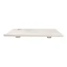 Chic 13.8 x 7.1In Rectangle Platter Pura White Marble - Set of 4 pcs