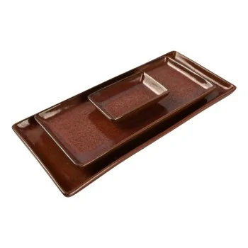 Tapa Rect Platter 4.72 x 2.76 Inch - Set of 72 pcs