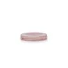 5.9'' 5oz Bwl Hollow Pink W White Glass - set of 16