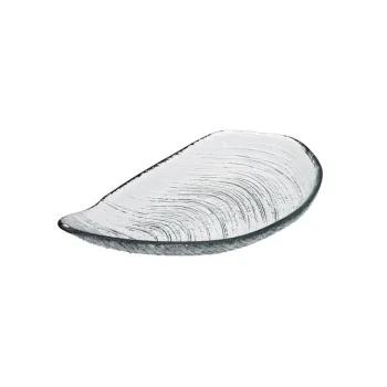 12.99 x 7.09'' Plate Auster Clear Glass - set of 9