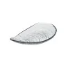 12.99 x 7.09'' Plate Auster Clear Glass - set of 9