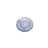 8.27'' Plate Amorf Blue With White Glass - set of 24