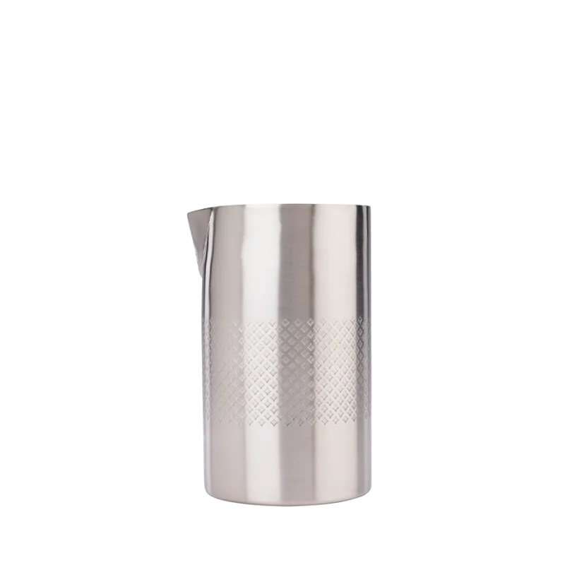 Barfly Diamond Lattice Double Wall Mixing Tin - Stainless Steel - 21 oz - Set of 6 Barfly Diamond Lattice Double Wall Mixing Tin - Stainless Steel - 21 oz - Set of 6