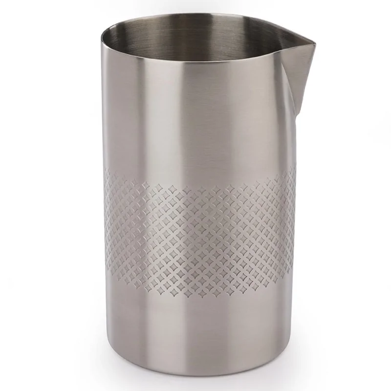 Barfly Diamond Lattice Double Wall Mixing Tin - Stainless Steel - 21 oz - Set of 6 Barfly Diamond Lattice Double Wall Mixing Tin - Stainless Steel - 21 oz - Set of 6