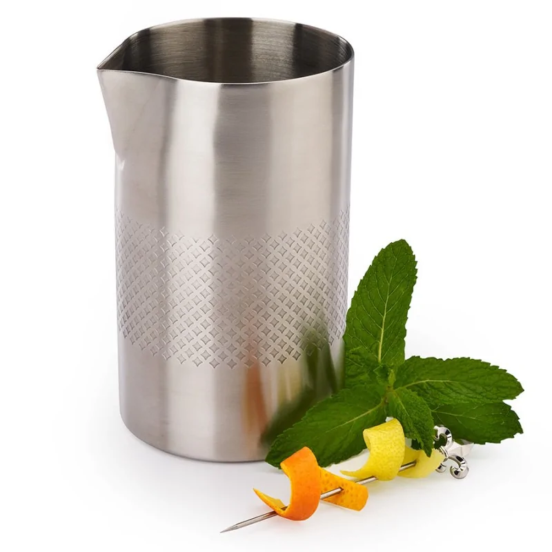 Barfly Diamond Lattice Double Wall Mixing Tin - Stainless Steel - 21 oz - Set of 6 Barfly Diamond Lattice Double Wall Mixing Tin - Stainless Steel - 21 oz - Set of 6