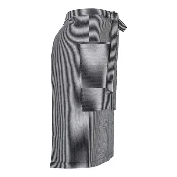 Barfly Rogue Mid-Bistro Apron - Navy/White Railroad Stripe